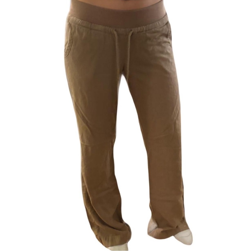Beige Drawstring Lounge Pants